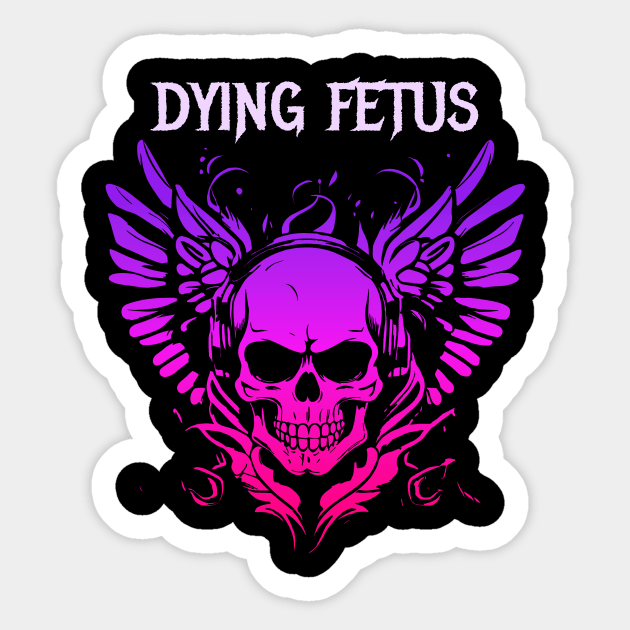 dying fetus Sticker by Retro Project